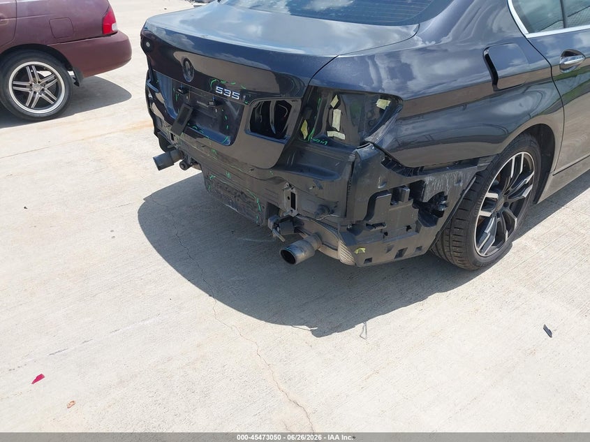 2011 BMW 5er VIN WBAFR7C53BC602650 IAAI salvage auction — REAR END, Original (Texas), sold $1,200 on 2026-07-31 (photo 6)