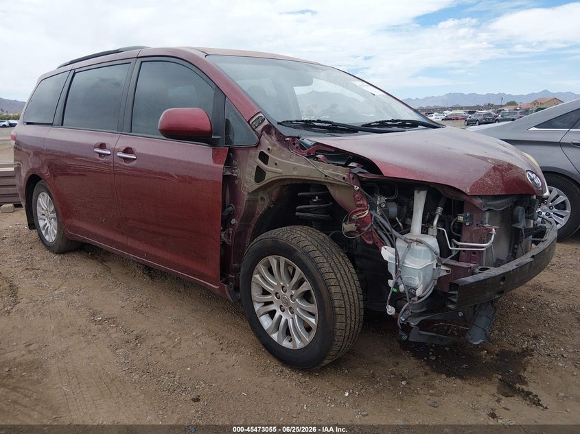 2014 Toyota Sienna VIN 5TDYK3DC3ES427115 IAAI salvage auction — FRONT END, Salvage (Arizona), sold $825 on 2026-07-21 (photo 1)