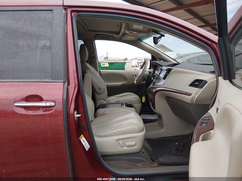 2014 Toyota Sienna VIN 5TDYK3DC3ES427115 IAAI salvage auction — FRONT END, Salvage (Arizona), sold $825 on 2026-07-21 (photo 5)