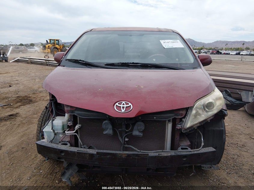 2014 Toyota Sienna VIN 5TDYK3DC3ES427115 IAAI salvage auction — FRONT END, Salvage (Arizona), sold $825 on 2026-07-21 (photo 6)