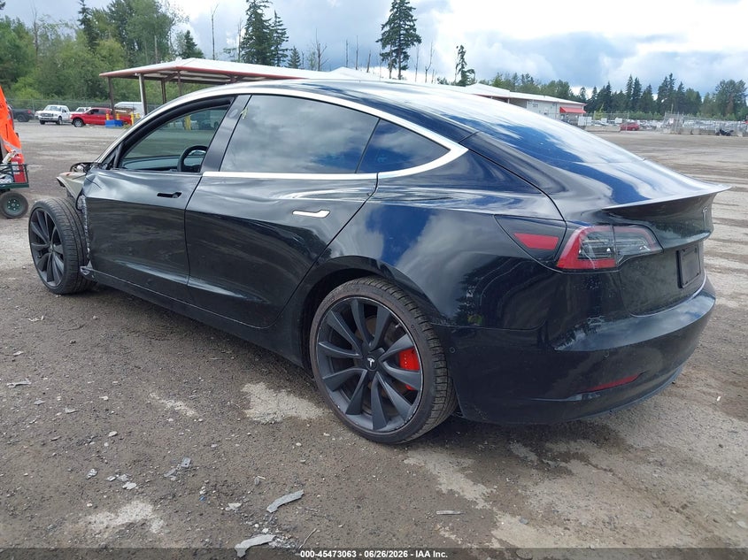 2020 Tesla Model 3 VIN 5YJ3E1ECXLF623493 IAAI salvage auction — LEFT SIDE, Bill Of Sale (Washington), sold $9,650 on 2026-07-09 (photo 3)