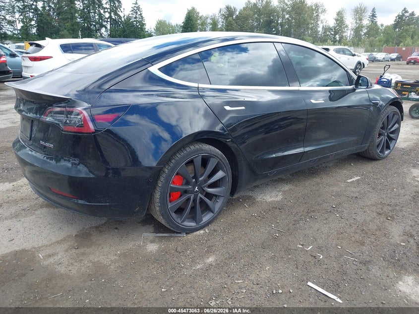 2020 Tesla Model 3 VIN 5YJ3E1ECXLF623493 IAAI salvage auction — LEFT SIDE, Bill Of Sale (Washington), sold $9,650 on 2026-07-09 (photo 4)