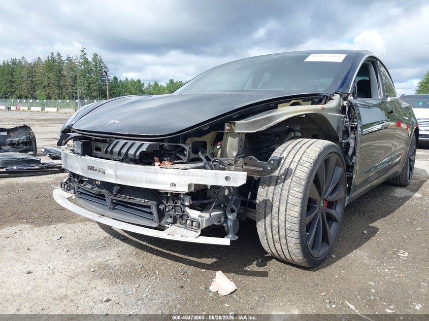 2020 Tesla Model 3 VIN 5YJ3E1ECXLF623493 IAAI salvage auction — LEFT SIDE, Bill Of Sale (Washington), sold $9,650 on 2026-07-09 (photo 6)