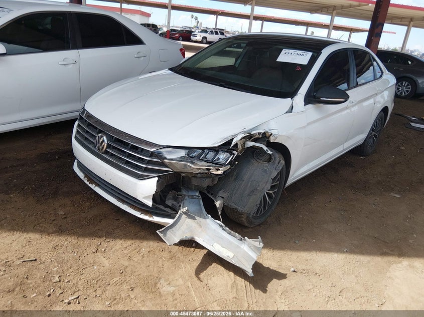 2019 Volkswagen Jetta VIN 3VWCB7BU3KM144977 IAAI salvage auction — LEFT FRONT, Salvage Title, sold $3,300 on 2026-07-27 (photo 2)