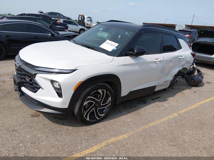 2025 Chevrolet Trailblazer VIN KL79MTSL1SB069546 IAAI salvage auction — LEFT SIDE, Salvage (Texas), sold $5,100 on 2026-08-01 (photo 2)