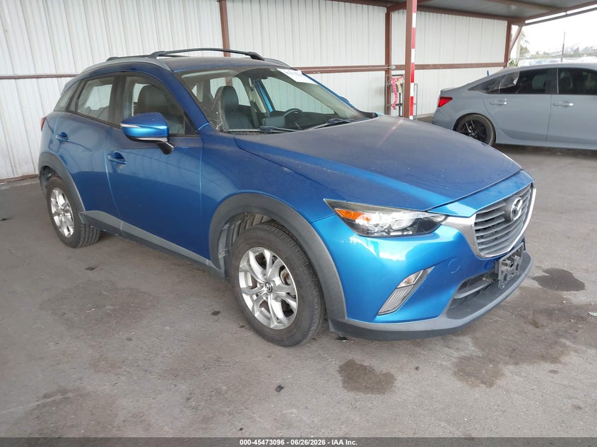 2016 Mazda Cx-3 VIN JM1DKBC75G0123092 IAAI salvage auction — LEFT FRONT, Salvage Title, sold $2,750 on 2026-07-23 (photo 1)