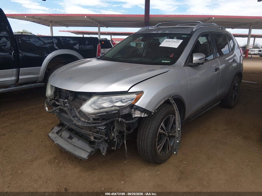 2017 Nissan Rogue VIN JN8AT2MV3HW014663 IAAI salvage auction — FRONT END, Salvage Title, sold $2,350 on 2026-07-28 (photo 2)