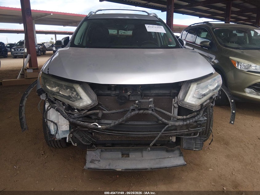 2017 Nissan Rogue VIN JN8AT2MV3HW014663 IAAI salvage auction — FRONT END, Salvage Title, sold $2,350 on 2026-07-28 (photo 6)