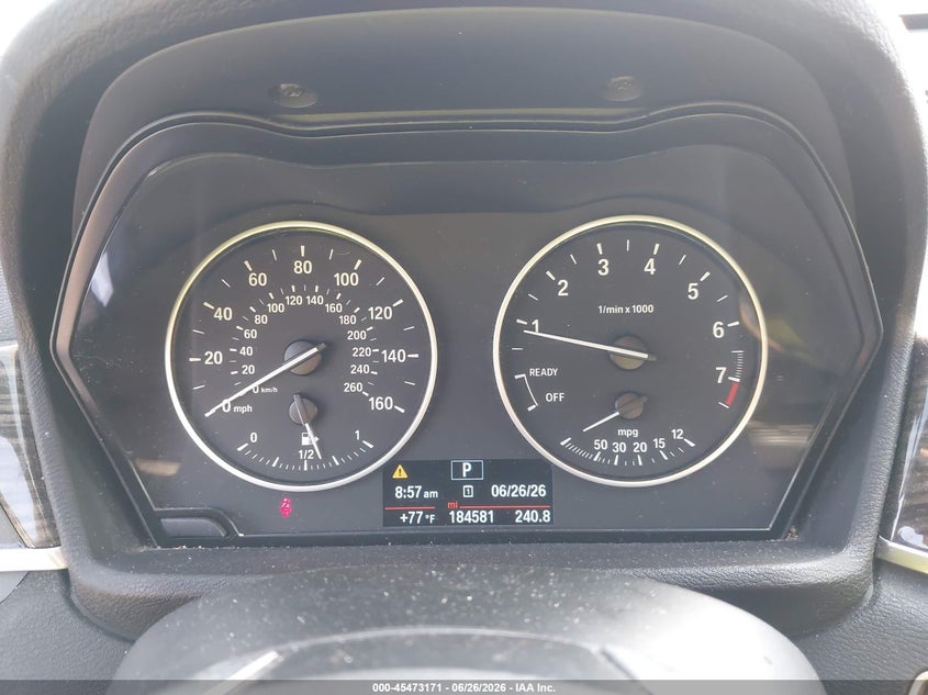 2016 BMW X1 VIN WBXHT3C30G5F63599 IAAI salvage auction — RIGHT FRONT, Salvage (Georgia), sold $725 on 2026-07-23 (photo 7)