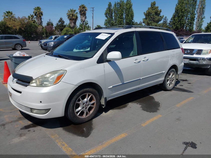2004 Toyota Sienna VIN 5TDBA22C34S003180 IAAI salvage auction — NORMAL WEAR, Clear - Dealer Only (California), sold $675 on 2026-07-13 (photo 2)