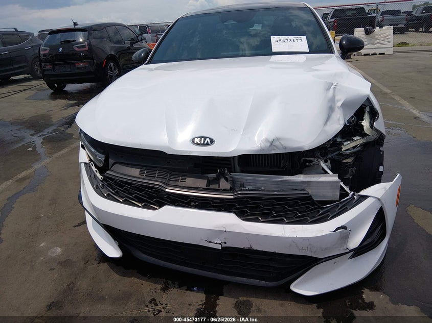 2021 Kia K5 VIN 5XXG64J26MG010539 IAAI salvage auction — FRONT END, Salvage Title, sold $4,800 on 2026-07-26 (photo 6)
