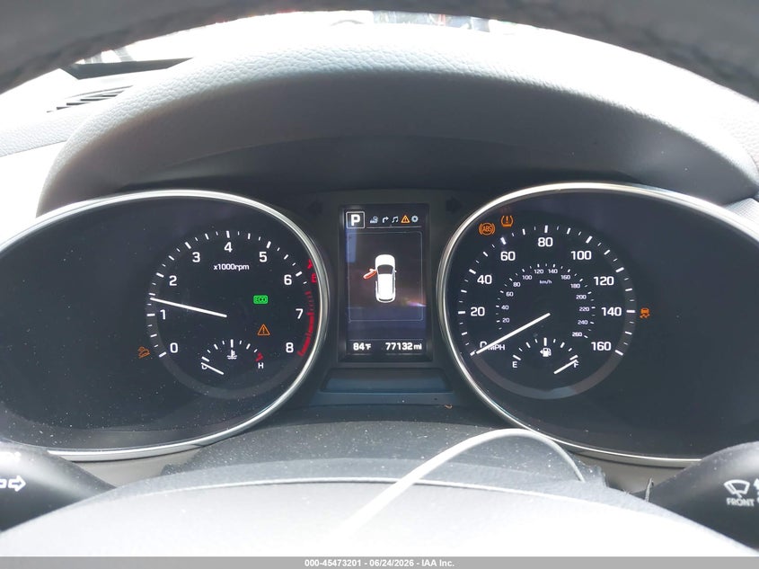 2019 Hyundai Santa fe VIN KM8SR4HF1KU302693 IAAI salvage auction — FRONT END, Salvage (Virginia), sold $2,600 on 2026-07-28 (photo 7)
