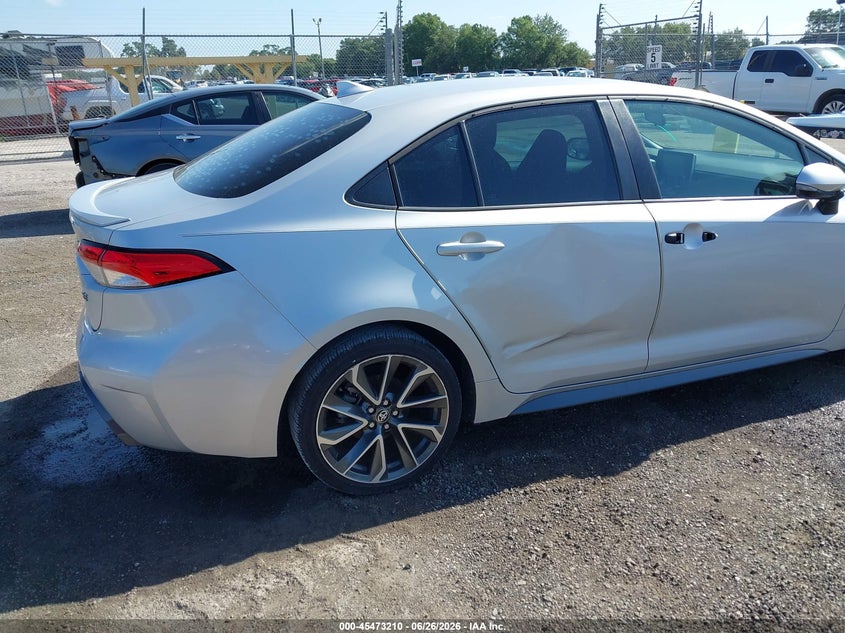2021 Toyota Corolla VIN 5YFS4MCE9MP057854 IAAI salvage auction — RIGHT REAR, Salvage Title, sold $5,100 on 2026-07-22 (photo 6)