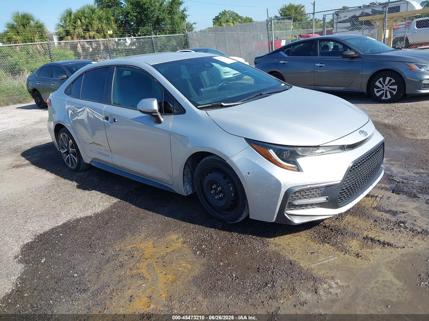 2021 Toyota Corolla VIN 5YFS4MCE9MP057854 IAAI salvage auction — RIGHT REAR, Salvage Title, sold $5,100 on 2026-07-22 (photo 1)