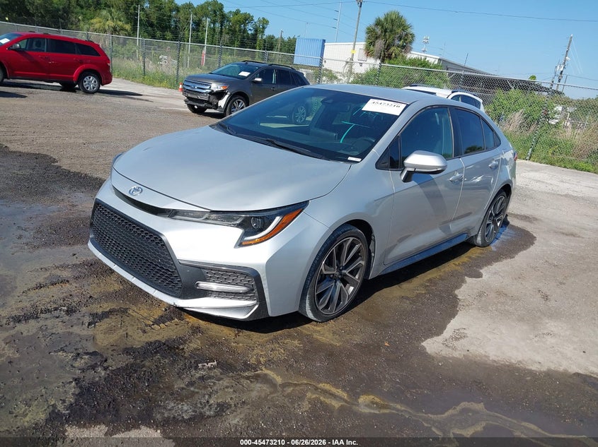 2021 Toyota Corolla VIN 5YFS4MCE9MP057854 IAAI salvage auction — RIGHT REAR, Salvage Title, sold $5,100 on 2026-07-22 (photo 2)