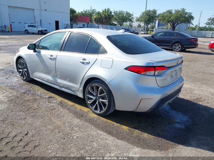2021 Toyota Corolla VIN 5YFS4MCE9MP057854 IAAI salvage auction — RIGHT REAR, Salvage Title, sold $5,100 on 2026-07-22 (photo 3)