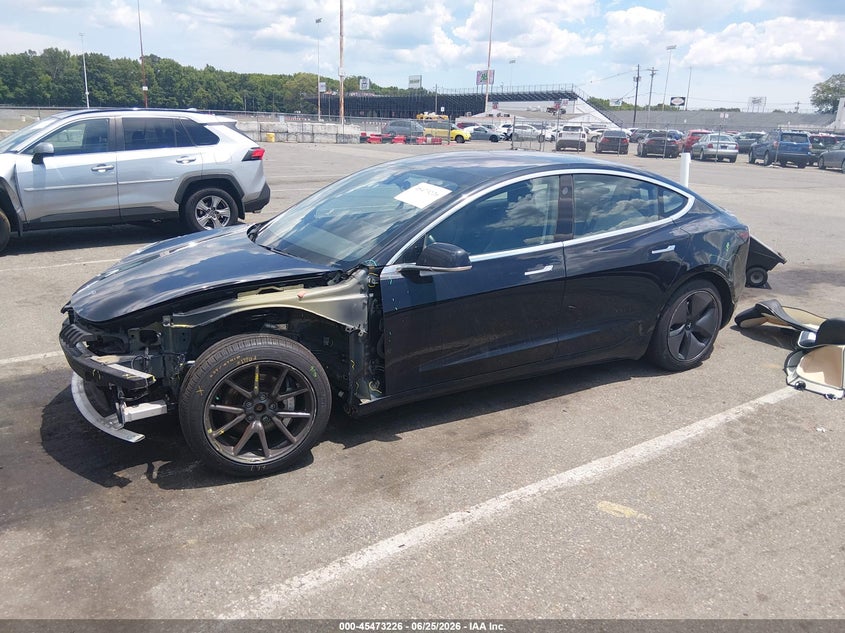 2018 Tesla Model 3 VIN 5YJ3E1EB1JF095007 IAAI salvage auction — FRONT END, Salvage (New Jersey), sold $5,600 on 2026-07-30 (photo 2)