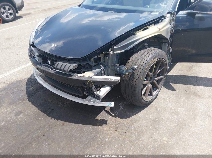 2018 Tesla Model 3 VIN 5YJ3E1EB1JF095007 IAAI salvage auction — FRONT END, Salvage (New Jersey), sold $5,600 on 2026-07-30 (photo 6)