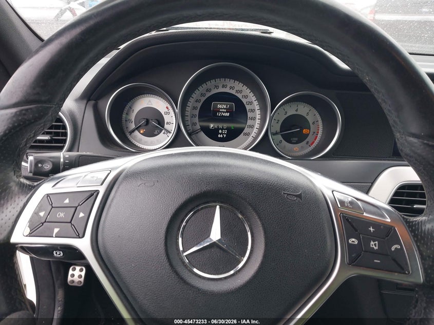 2013 Mercedes-benz C-klasse VIN WDDGF4HB4DR266932 IAAI salvage auction — LEFT FRONT, Salvage Title, sold $1,200 on 2026-08-14 (photo 7)