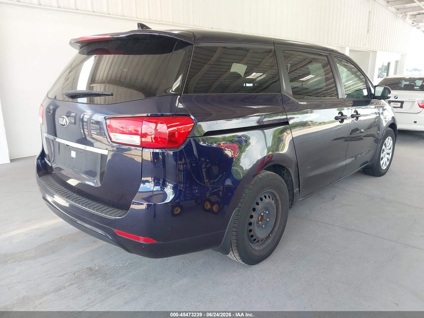 2018 Kia SEDONA VIN KNDMA5C17J6377309 IAAI salvage auction — NORMAL WEAR, Clear (Florida), sold $1,000 on 2026-07-22 (photo 4)