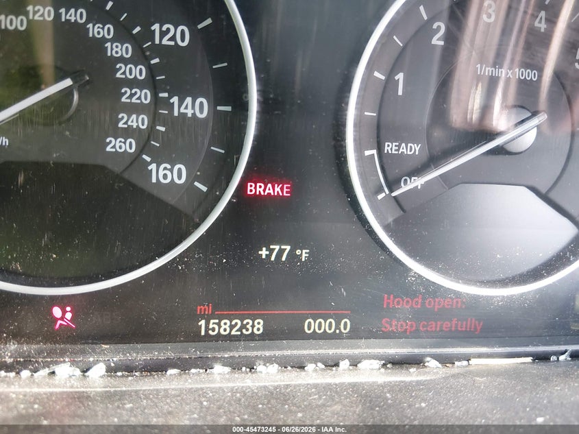 2015 BMW 3er VIN WBA3B5G50FNS15053 IAAI salvage auction — ROLLOVER, Salvage Title, sold $350 on 2026-08-14 (photo 7)