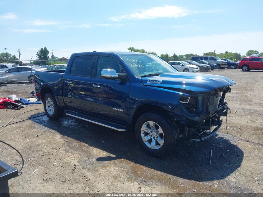 2020 Ram 1500 VIN 1C6SRFJT9LN409008 IAAI salvage auction — FRONT END, Salvage (Virginia), sold $13,700 on 2026-07-09 (photo 1)