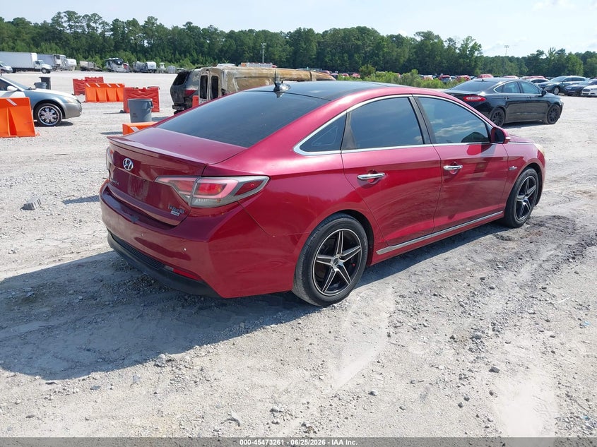2016 Hyundai Sonata VIN KMHE34L18GA026841 IAAI salvage auction — NORMAL WEAR, Clear-Dealer Only (North Carolina), sold $975 on 2026-07-28 (photo 4)