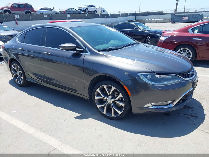 2015 Chrysler 200 VIN 1C3CCCCB3FN654929 IAAI salvage auction — NORMAL WEAR, Clear - Dealer Only (California), sold $200 on 2026-07-11 (photo 1)