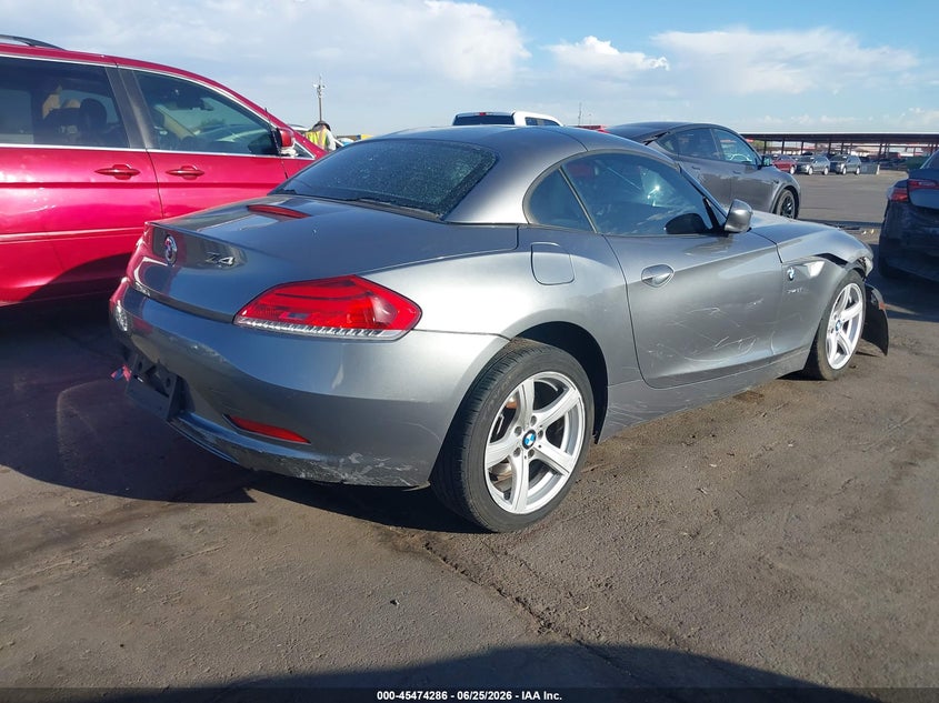 2012 BMW Z4 VIN WBALL5C56CE716883 IAAI salvage auction — RIGHT FRONT, Salvage (Arizona), sold $1,250 on 2026-07-28 (photo 4)
