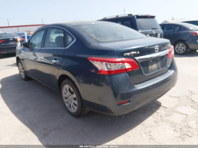 2014 Nissan Sentra VIN 3N1AB7AP3EL685174 IAAI salvage auction — NORMAL WEAR, Original (Texas), sold $300 on 2026-07-22 (photo 3)