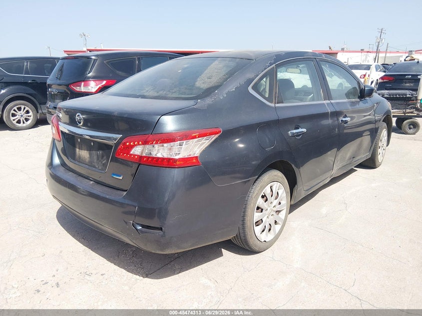 2014 Nissan Sentra VIN 3N1AB7AP3EL685174 IAAI salvage auction — NORMAL WEAR, Original (Texas), sold $300 on 2026-07-22 (photo 4)