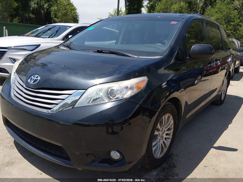 2015 Toyota Sienna VIN 5TDYK3DC3FS538264 IAAI salvage auction — REAR END, Salvage (Kansas), sold $1,150 on 2026-07-29 (photo 2)