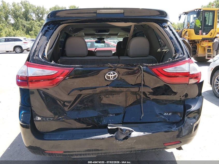 2015 Toyota Sienna VIN 5TDYK3DC3FS538264 IAAI salvage auction — REAR END, Salvage (Kansas), sold $1,150 on 2026-07-29 (photo 6)