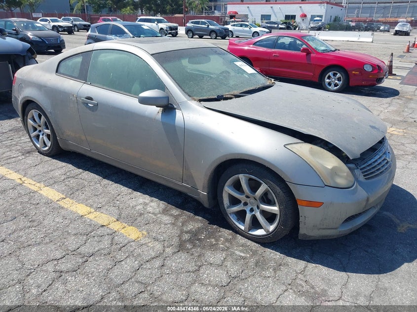 2005 Infiniti G VIN JNKCV54E95M426687 IAAI salvage auction — FRONT & REAR, Clear - Dealer Only (California), sold $600 on 2026-07-28 (photo 1)