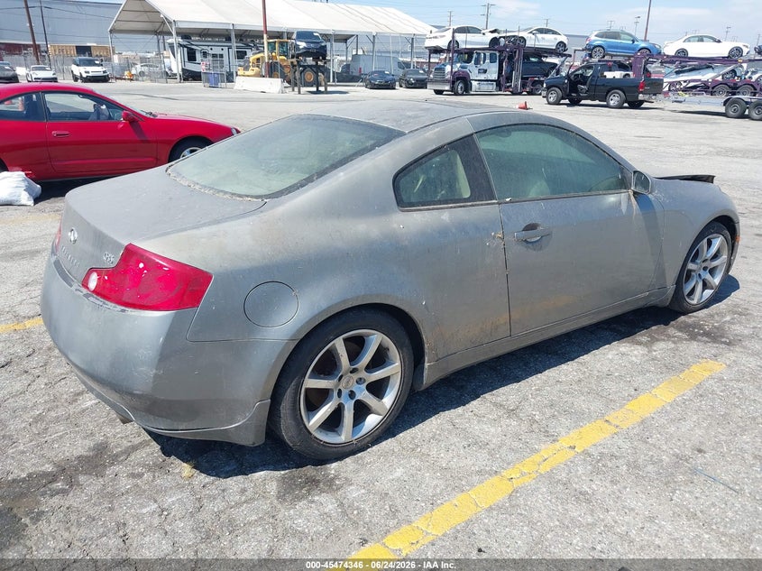 2005 Infiniti G VIN JNKCV54E95M426687 IAAI salvage auction — FRONT & REAR, Clear - Dealer Only (California), sold $600 on 2026-07-28 (photo 4)