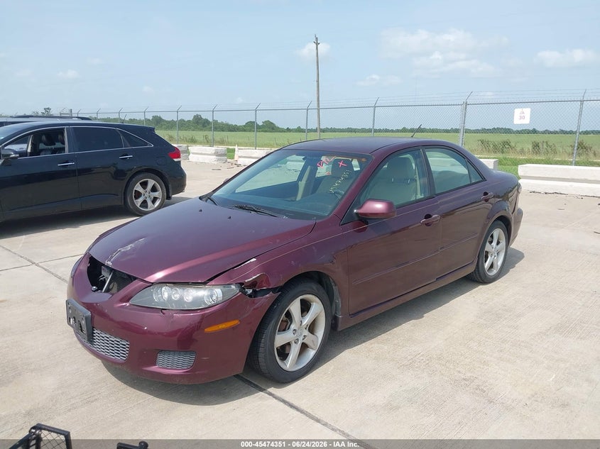 2008 Mazda 6 VIN 1YVHP80CX85M44406 IAAI salvage auction — FRONT END, Original (Texas), sold $600 on 2026-07-10 (photo 2)