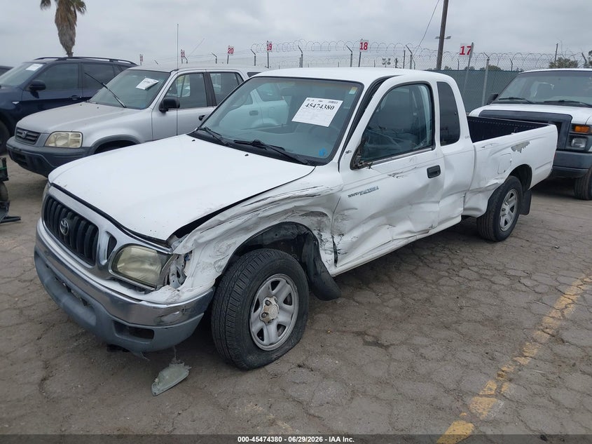 2002 Toyota Tacoma VIN 5TEVL52N92Z017272 IAAI salvage auction — LEFT SIDE, Salvage (California), sold $2,400 on 2026-07-29 (photo 2)