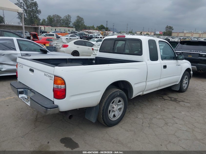 2002 Toyota Tacoma VIN 5TEVL52N92Z017272 IAAI salvage auction — LEFT SIDE, Salvage (California), sold $2,400 on 2026-07-29 (photo 4)