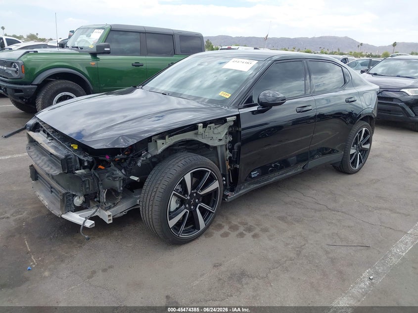 2022 Polestar 2 VIN LPSED3KA4NL085246 IAAI salvage auction — LEFT FRONT, Salvage (Arizona), sold $6,800 on 2026-07-28 (photo 2)