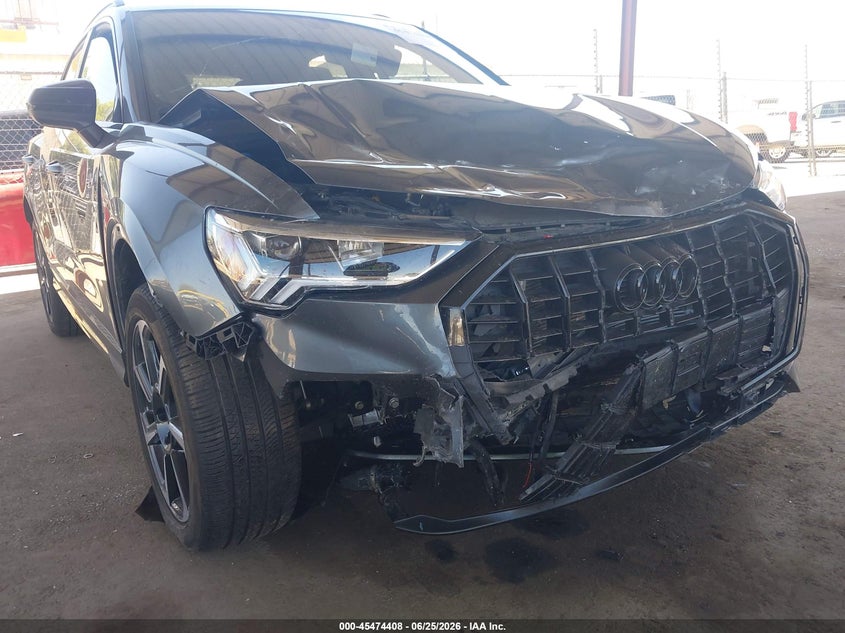 2025 Audi Q3 VIN WA1EECF37S1103238 IAAI salvage auction — FRONT END, Salvage (California), sold $10,200 on 2026-07-31 (photo 6)