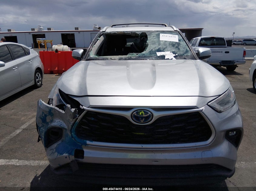 2023 Toyota Highlander VIN 5TDKBRCH6PS134513 IAAI salvage auction — FRONT END, Salvage Title, sold $10,100 on 2026-07-24 (photo 6)