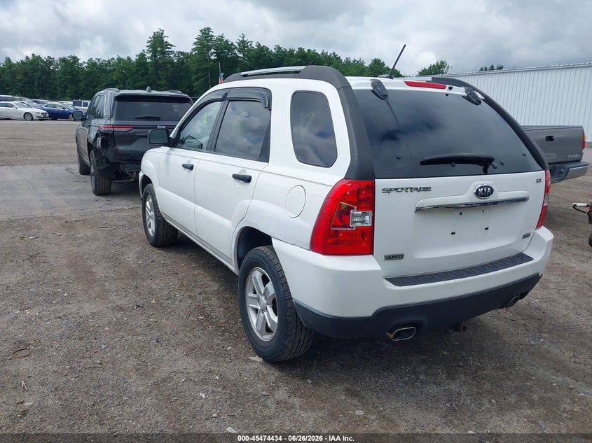 2009 Kia Sportage VIN KNDJE723997572470 IAAI salvage auction — NORMAL WEAR, Clear (Massachusetts), sold $825 on 2026-07-10 (photo 3)