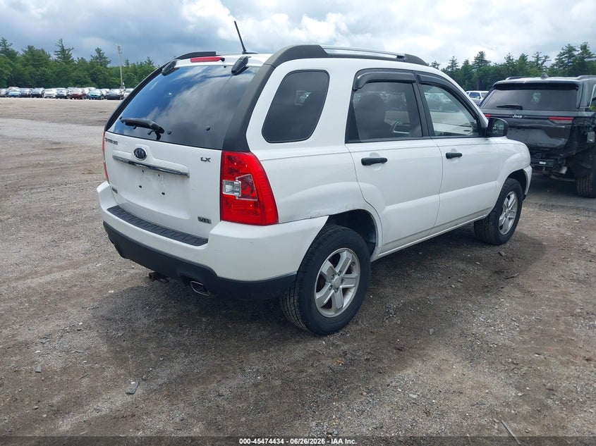 2009 Kia Sportage VIN KNDJE723997572470 IAAI salvage auction — NORMAL WEAR, Clear (Massachusetts), sold $825 on 2026-07-10 (photo 4)