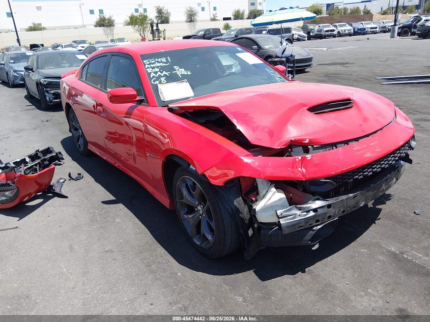 2019 Dodge Charger VIN 2C3CDXCT6KH597920 IAAI salvage auction — RIGHT FRONT, Salvage Title, sold $2,900 on 2026-07-31 (photo 1)