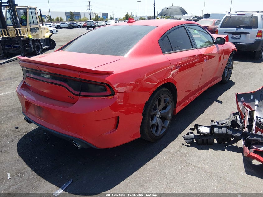 2019 Dodge Charger VIN 2C3CDXCT6KH597920 IAAI salvage auction — RIGHT FRONT, Salvage Title, sold $2,900 on 2026-07-31 (photo 4)