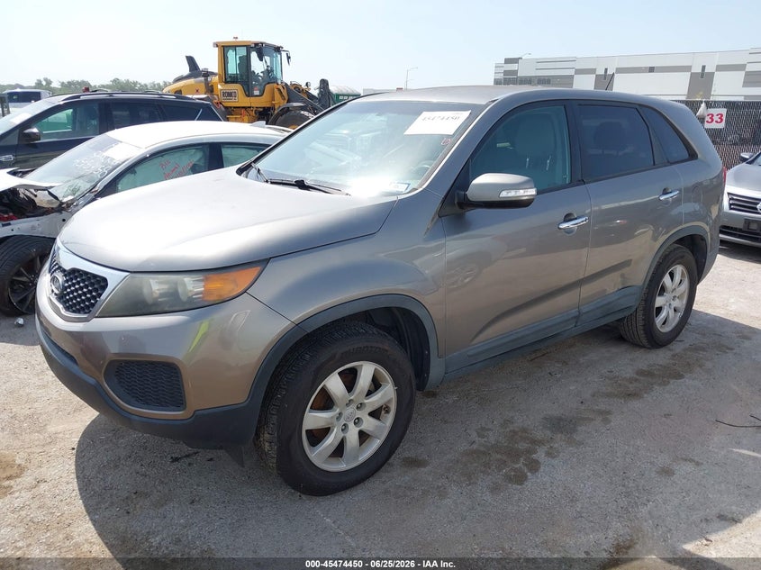 2011 Kia Sorento VIN 5XYKT3A13BG011693 IAAI salvage auction — NORMAL WEAR, Original (Texas), sold $1,375 on 2026-07-07 (photo 2)