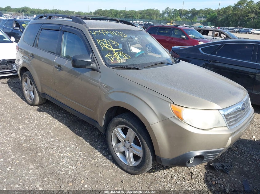 2009 Subaru Forester VIN JF2SH61639H722876 IAAI salvage auction — NORMAL WEAR, Salvage Title (New York), sold $425 on 2026-07-28 (photo 1)