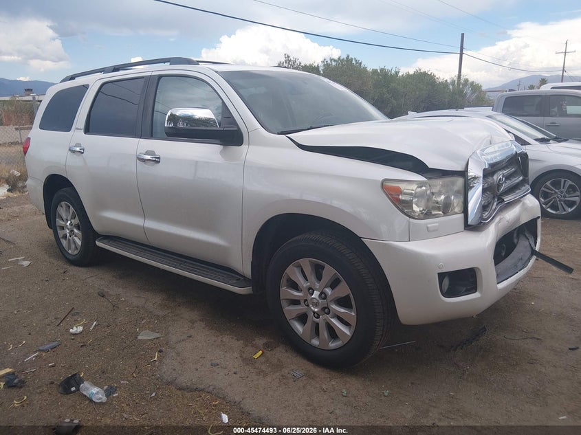 2014 Toyota Sequoia VIN 5TDDW5G13ES109908 IAAI salvage auction — FRONT END, Salvage Title, sold $6,300 on 2026-07-17 (photo 1)