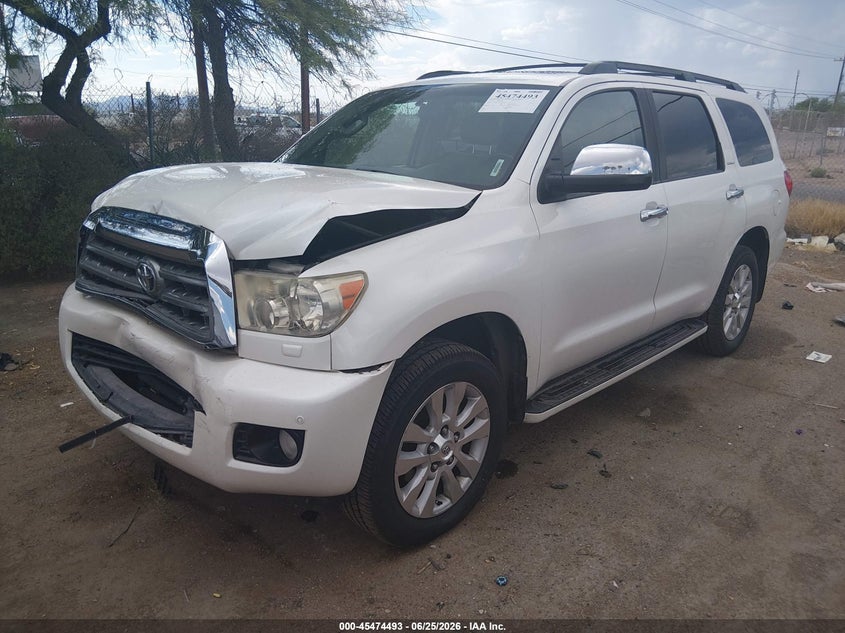 2014 Toyota Sequoia VIN 5TDDW5G13ES109908 IAAI salvage auction — FRONT END, Salvage Title, sold $6,300 on 2026-07-17 (photo 2)