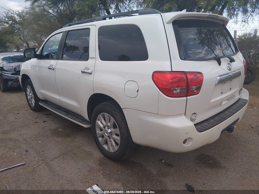 2014 Toyota Sequoia VIN 5TDDW5G13ES109908 IAAI salvage auction — FRONT END, Salvage Title, sold $6,300 on 2026-07-17 (photo 3)